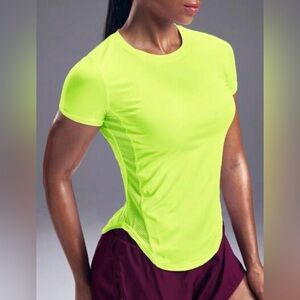 Women's Neon Green Athletic Top